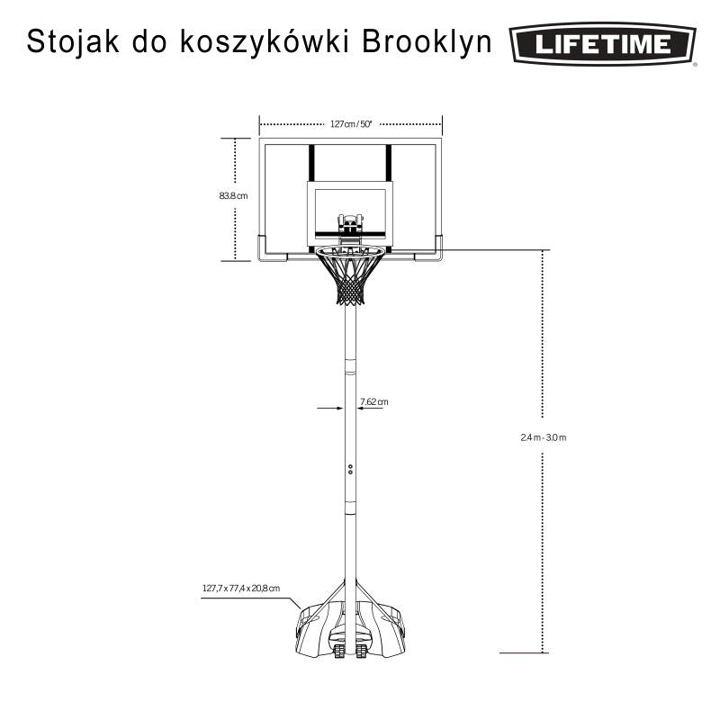 Lifetime 50" BasketballstĂ€nder BROOKLYN 90981 â Bild 30
