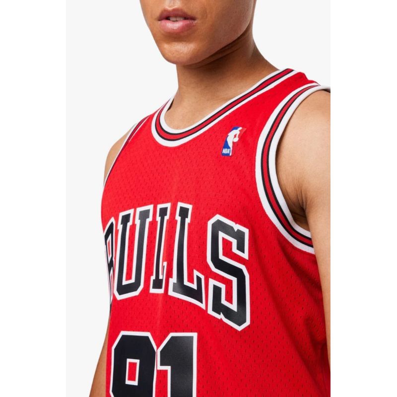 Mitchell & Ness Chicago Bulls NBA Dennis Rodman T-Shirt M SMJYGS18154-CBUSCAR97DRD – Bild 4