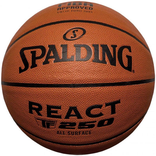 Spalding React TF-250 Logo Fiba Basketball 76967Z