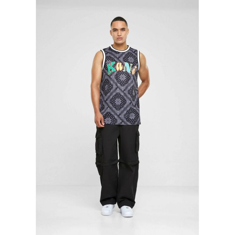 Karl Kani Woven Signature Paisley Basketball Tank M 6031440 – Bild 7