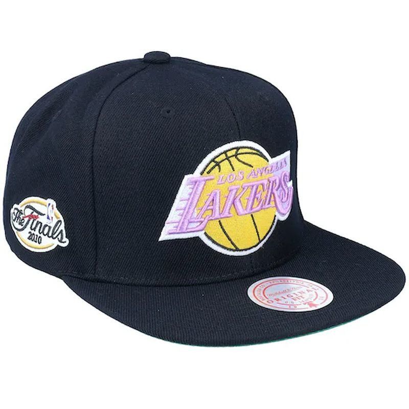 Mitchell & Ness NBA Los Angeles Lakers Top Spot Snapback Hwc Lakers Cap HHSS2976-LALYYPPPBLCK – Bild 2