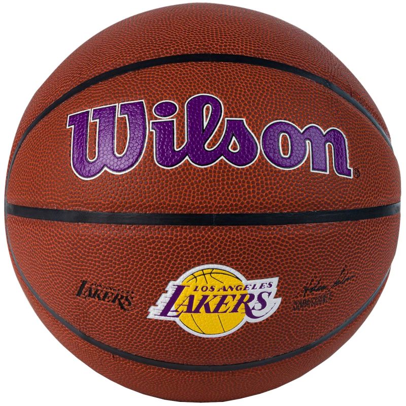 Wilson Team Alliance Los Angeles Lakers Ball WTB3100XBLAL Basketball – Bild 3