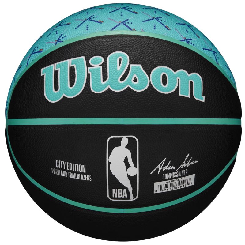 Wilson NBA Team City Collector Portland Trail Blazers Ball WZ4016425ID – Bild 2