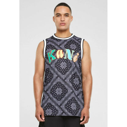 Karl Kani Woven Signature Paisley Basketball Tank M 6031440 – Bild 2