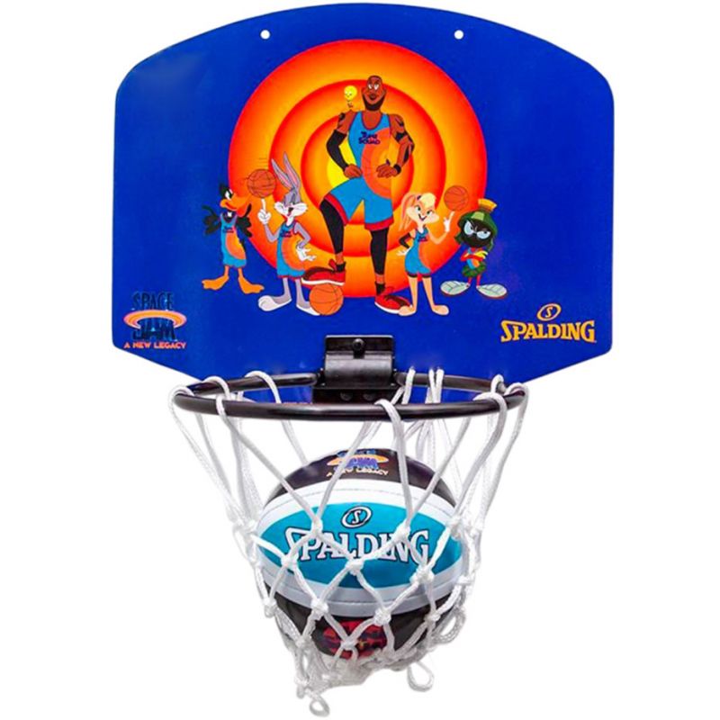Spalding Space Jam Tune Squad Mini-Basketball-Rückwand, Lila und Orange, 79005Z – Bild 2