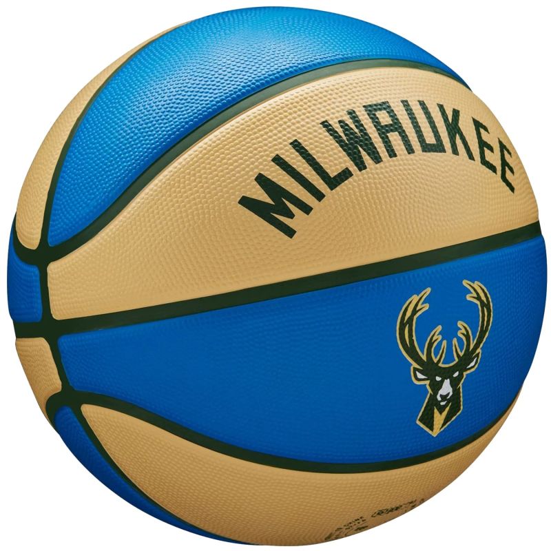 Wilson NBA Team City Edition Milwaukee Bucks Ball WZ4016517ID Basketball – Bild 2