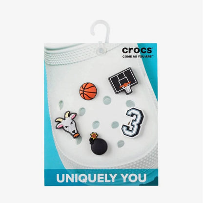 Crocs Jibbitz™ Basketball Star 5er-Pack 10009750 Pins – Bild 3