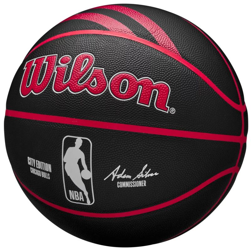 Wilson NBA Team City Collector Chicago Bulls Basketball WZ4024105XB – Bild 3