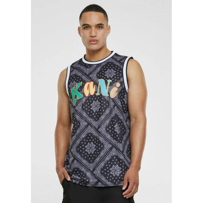 Karl Kani Woven Signature Paisley Basketball Tank M 6031440 – Bild 3