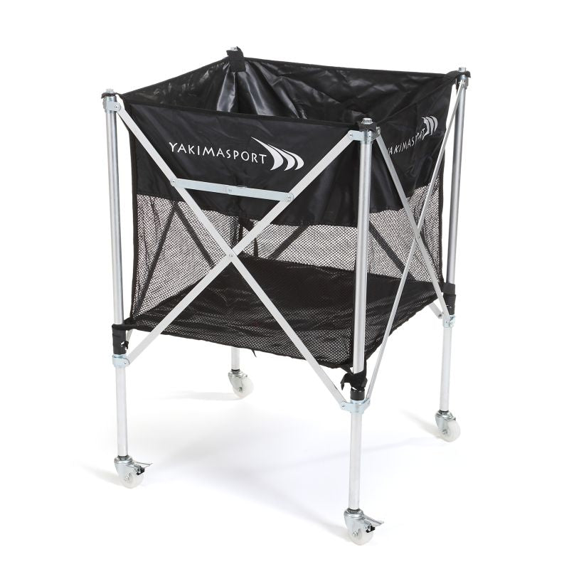 Yakimasport 100460 Ballkorb mit Rollen