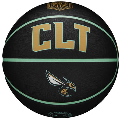 Wilson NBA Team City Collector Charlotte Hornets Ball WZ4016404ID – Bild 2