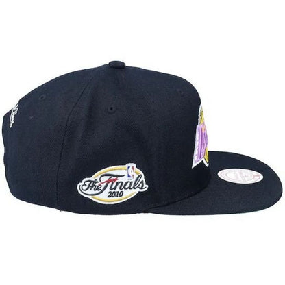 Mitchell & Ness NBA Los Angeles Lakers Top Spot Snapback Hwc Lakers Cap HHSS2976-LALYYPPPBLCK – Bild 3
