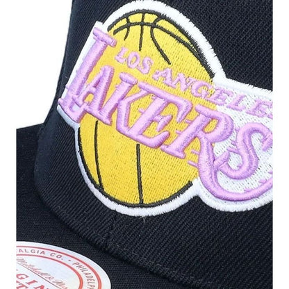 Mitchell & Ness NBA Los Angeles Lakers Top Spot Snapback Hwc Lakers Cap HHSS2976-LALYYPPPBLCK – Bild 4