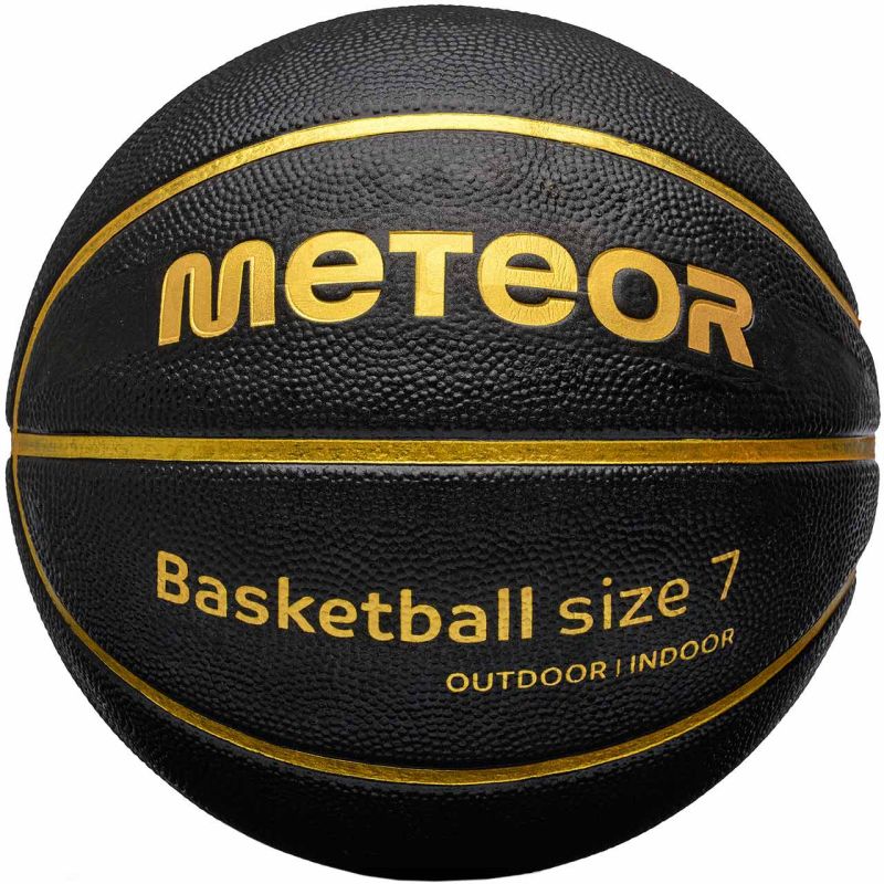 Meteor Cellular 7 Basketball Schwarz und Gold 16697 – Bild 6
