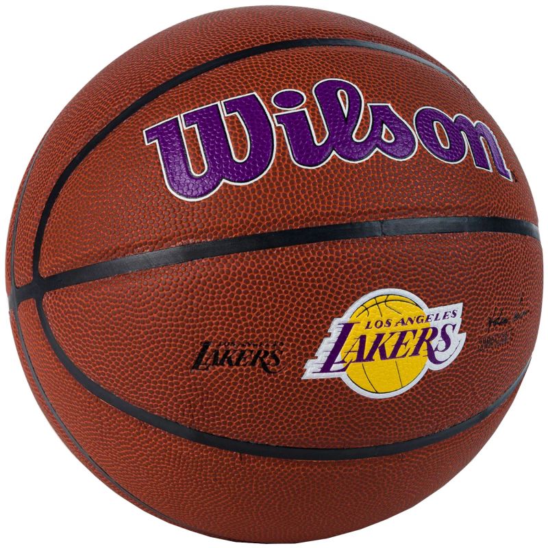 Wilson Team Alliance Los Angeles Lakers Ball WTB3100XBLAL Basketball – Bild 4