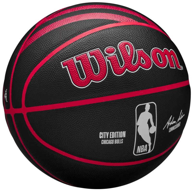 Wilson NBA Team City Collector Chicago Bulls Basketball WZ4024105XB – Bild 2